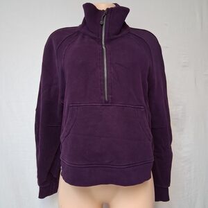 Lululemon Purple Half-Zip Sweatshirt